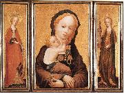 MASTER of Saint Veronica Triptych oil painting reproduction
